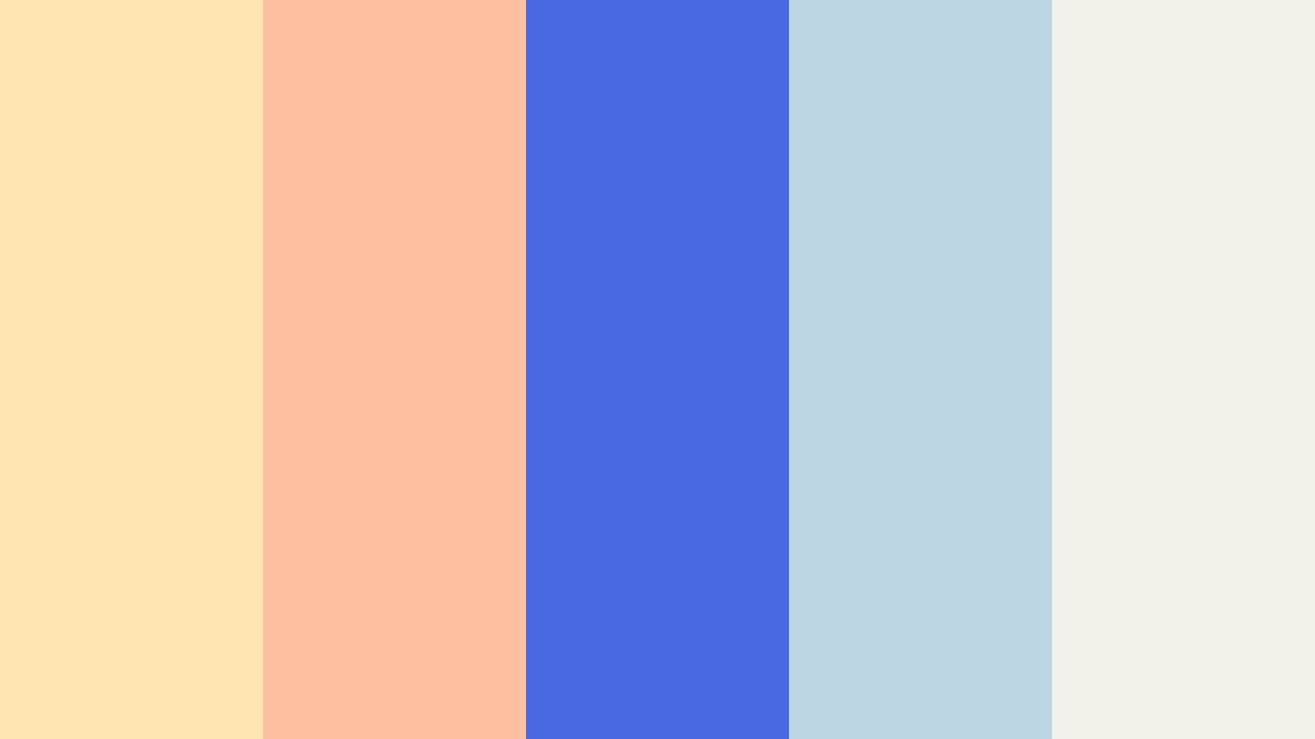 Peach & Light Blue Color Scheme » Blue »